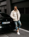 Kurtka męska OLAVOGA VAAS 2025 beż z ecru - maWer Fashion