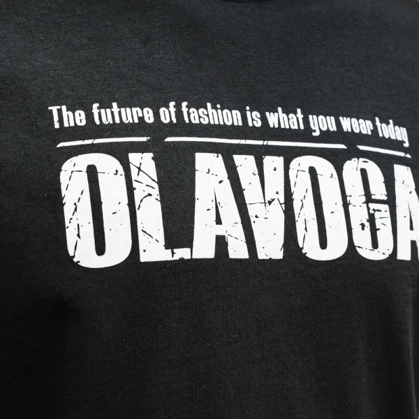 T-shirt męski OLAVOGA ZOAN 2025 grafit - maWer Fashion