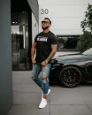 T-shirt męski OLAVOGA ZOAN 2025 grafit - maWer Fashion