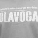 T-shirt męski OLAVOGA ZOAN 2025 jasny szary - maWer Fashion