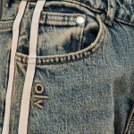 Spodnie damskie jeansy OLAVOGA ERADIO 2025 sprany niebieski- maWer Fashion