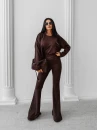 Komplet damski OLAVOGA AURIC 2025 brąz - maWer Fashion
