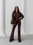 Komplet damski OLAVOGA AURIC 2025 brąz - maWer Fashion