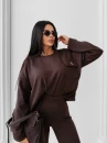 Komplet damski OLAVOGA AURIC 2025 brąz - maWer Fashion
