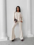 Komplet damski OLAVOGA AURIC 2025 beż - maWer Fashion