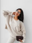 Komplet damski OLAVOGA AURIC 2025 beż - maWer Fashion