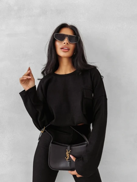 Komplet damski OLAVOGA AURIC 2025 czarny - maWer Fashion