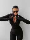 Kombinezon damski OLAVOGA TIMELESS EMBER 2025 czarny - maWer Fashion