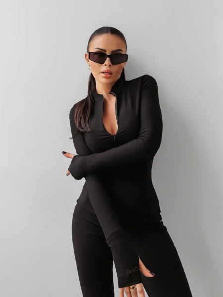 Kombinezon damski OLAVOGA TIMELESS EMBER 2025 czarny - maWer Fashion