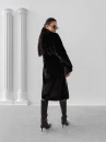 Płaszcz damski OLAVOGA MINO 2025 czarny - maWer Fashion
