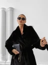 Płaszcz damski OLAVOGA MINO 2025 czarny - maWer Fashion