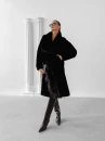 Płaszcz damski OLAVOGA MINO 2025 czarny - maWer Fashion