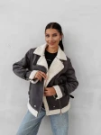 Kurtka damska PLAVOGA SIIN 2025 grafit - maWer Fashion