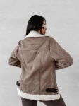 Kurtka damska PLAVOGA SIIN 2025 beż - maWer Fashion