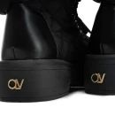 Buty damskie workery OLAVOGA BADDIE 2025 czarne - maWer Fashion