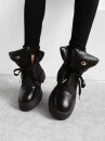 Buty damskie workery OLAVOGA BADDIE 2025 czarne - maWer Fashion