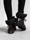 Buty damskie workery OLAVOGA BADDIE 2025 czarne - maWer Fashion