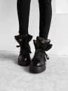 Buty damskie workery OLAVOGA BADDIE 2025 czarne - maWer Fashion