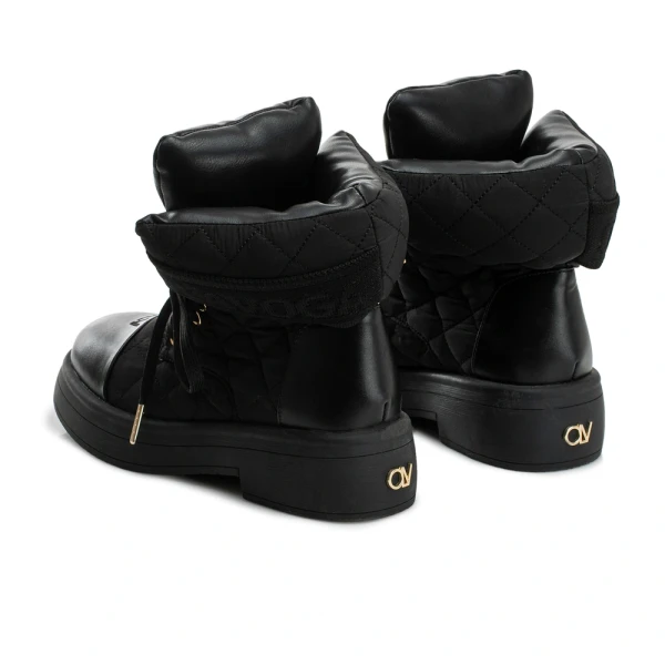 Buty damskie workery OLAVOGA BADDIE 2025 czarne - maWer Fashion