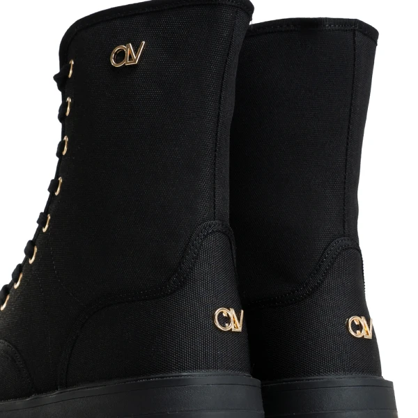 Buty damskie workery OLAVOGA PASSY 2025 czarne - maWer Fashion