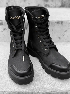 Buty damskie workery OLAVOGA PASSY 2025 czarne