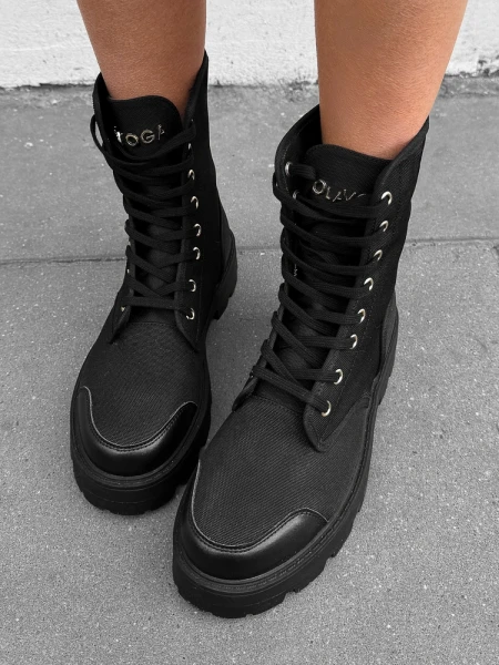 Buty damskie workery OLAVOGA PASSY 2025 czarne - maWer Fashion
