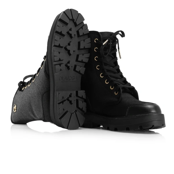 Buty damskie workery OLAVOGA PASSY 2025 czarne - maWer Fashion