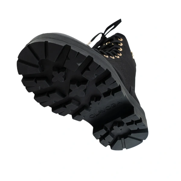 Buty damskie workery OLAVOGA PASSY 2025 czarne - maWer Fashion