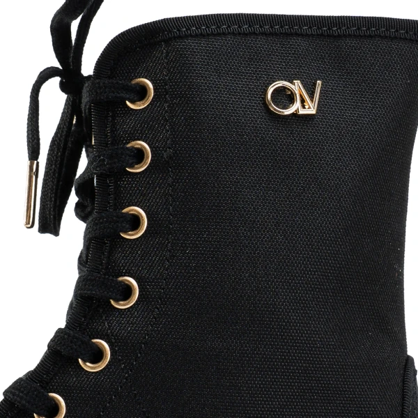 Buty damskie workery OLAVOGA PASSY 2025 czarne - maWer Fashion