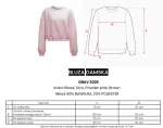 Bluza damska OLAVOGA GRAV 2025 ecru - maWer Fashion