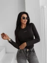 Bluzka damska OLAVOGA SIMBI 2025 czarna - maWer Fashion