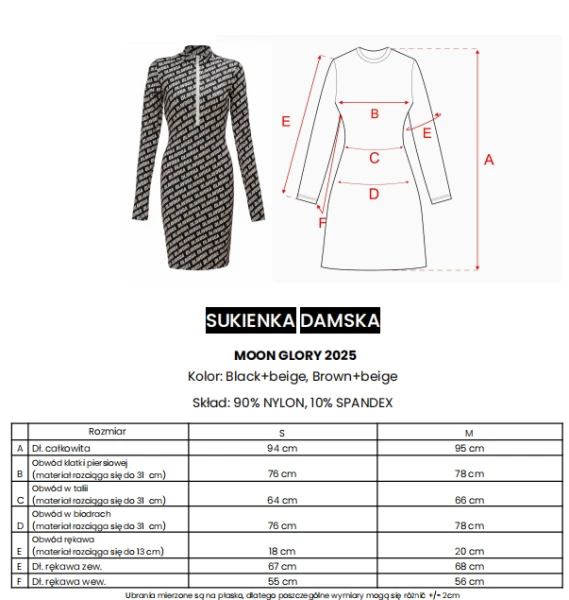 Sukienka OLAVOGA MOON GLORY 2025 - maWer Fashion