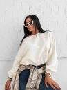 Bluza damska OLAVOGA GRAV 2025 ecru - maWer Fashion