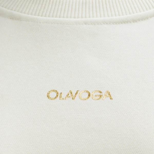 Bluza damska OLAVOGA GRAV 2025 ecru - maWer Fashion