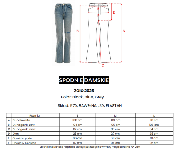 Spodnie damskie OLAVOGA ZOIO 2025 - maWer Fashion