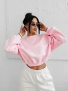 Bluza damska OLAVOGA GRAV 2025 pudrowy róż - maWer Fashion