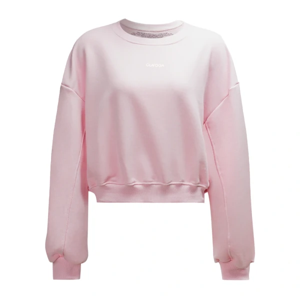 Bluza damska OLAVOGA GRAV 2025 pudrowy róż - maWer Fashion