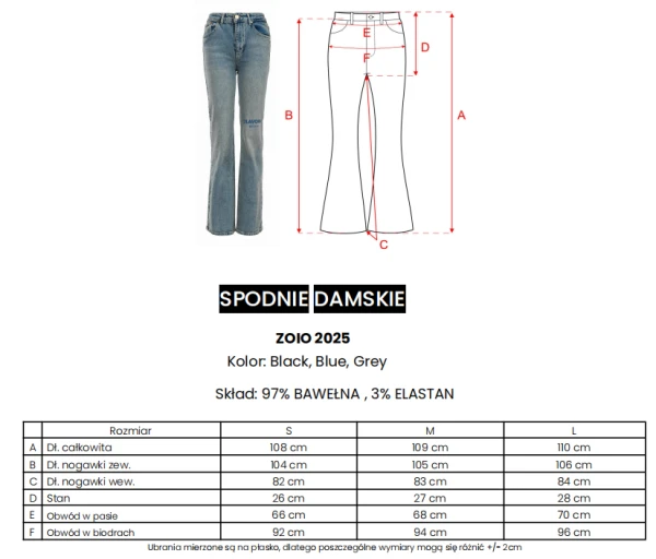 Spodnie damskie OLAVOGA ZOIO 2025 - maWer Fashion