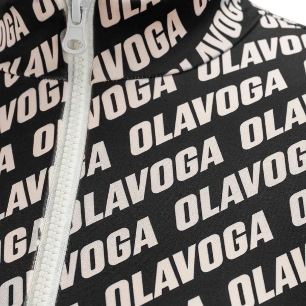 Sukienka OLAVOGA MOON GLORY 2025 czarna z beżem - maWer Fashion
