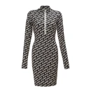 Sukienka OLAVOGA MOON GLORY 2025 czarna z beżem - maWer Fashion