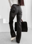 Spodnie damskie OLAVOGA ZOIO 2025 czarne - maWer Fashion