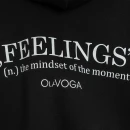 Bluza damska OLAVOGA FEELINGS 2025 czarna - maWer Fashion