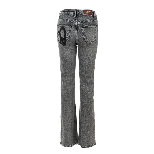 Spodnie damskie OLAVOGA ZOIO 2025 szare - maWer Fashion