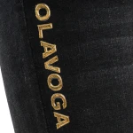 Spodnie damskie OLAVOGA NOON 2025 czarne - maWer Fashion
