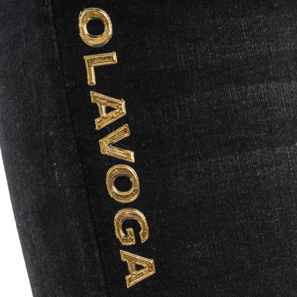Spodnie damskie OLAVOGA NOON 2025 czarne - maWer Fashion
