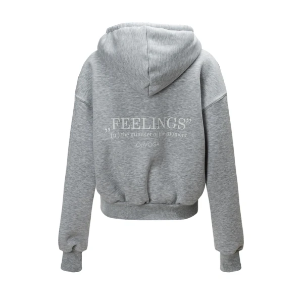 Bluza damska OLAVOGA FEELINGS 2025 szara - maWer Fashion