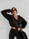 Bluza damska OLAVOGA LINOS 2025 czarna - maWer Fashion