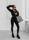 Bluza damska OLAVOGA LINOS 2025 czarna - maWer Fashion