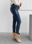 Spodnie damskie OLAVOGA NOON 2025 niebieskie - maWer Fashion