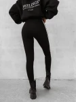 Spodnie damskie OLAVOGA STRECH 2025 czarne - maWer Fashion